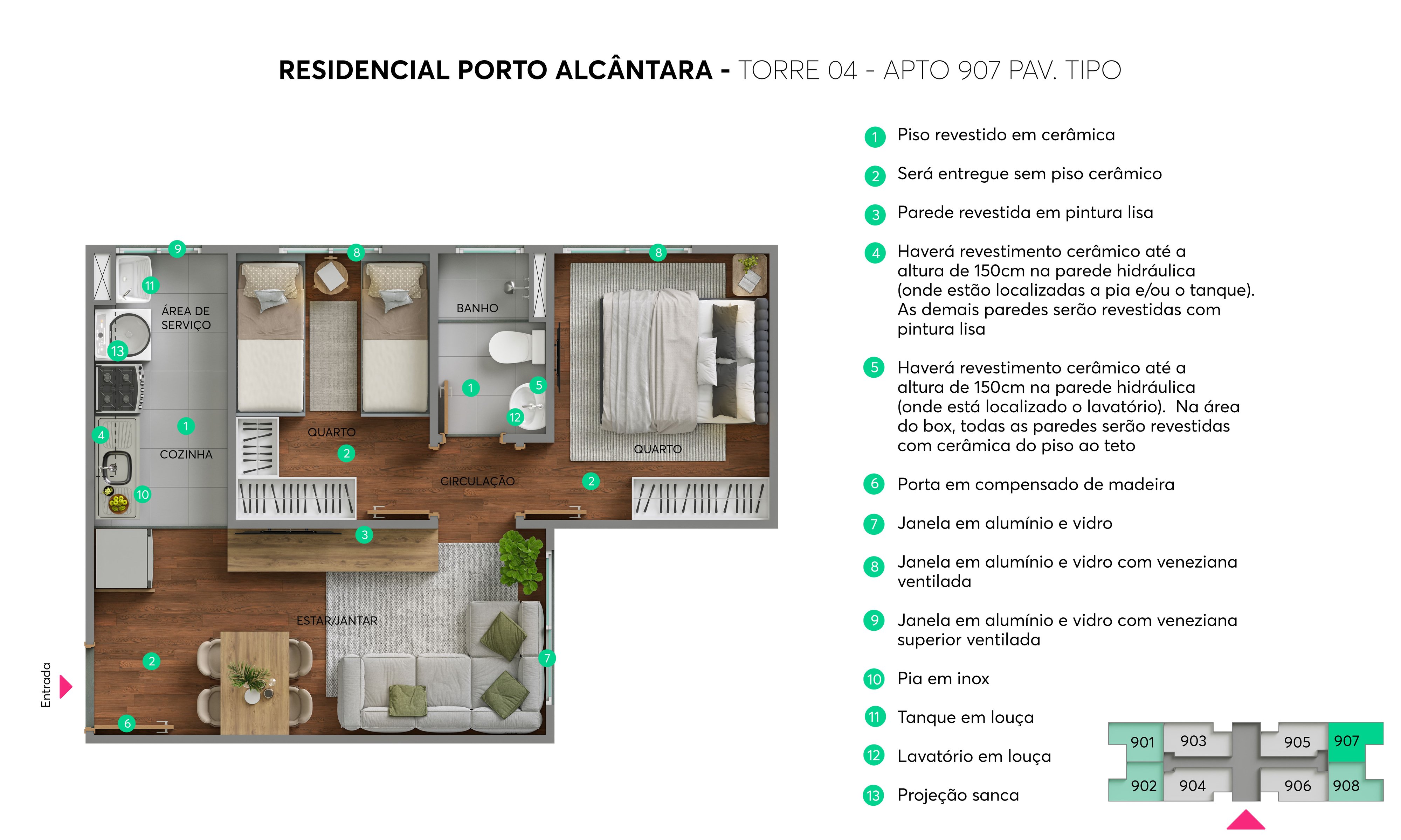 Residencial Porto Alcântara, foto 8