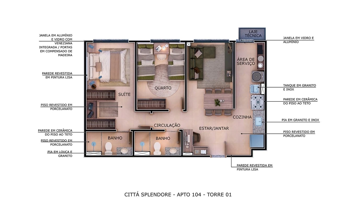 ESGOTADO - Residencial Cittá Splendore - Foto 22
