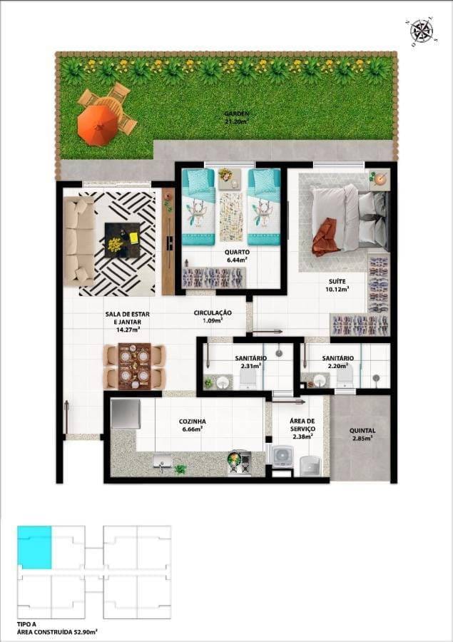 Apartamento à venda, Primavera, Vitória da Conquista, BA - Foto 7