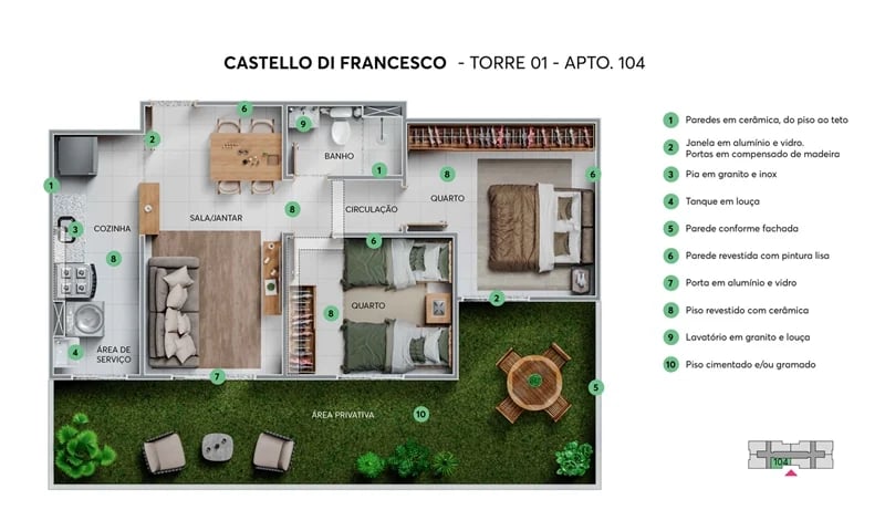 ESGOTADO - Residencial Castello di Francesco - Foto 13