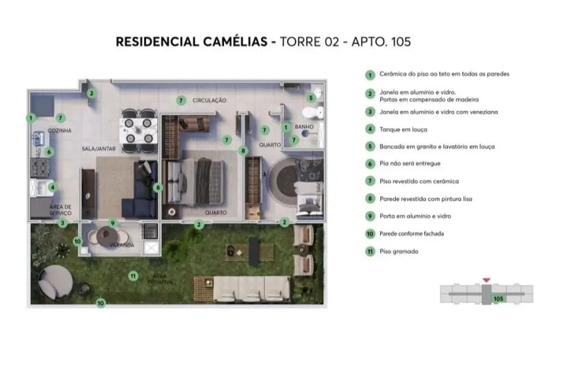 ESGOTADO - Residencial Camélias - Foto 15