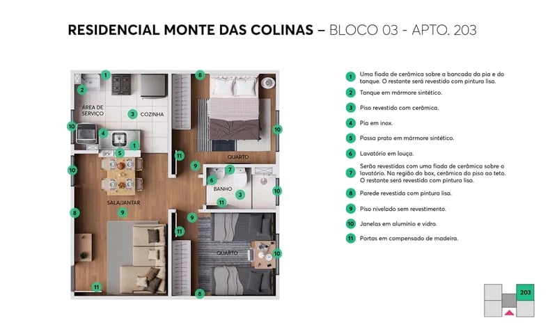 Residencial Monte das Colinas - Foto 11