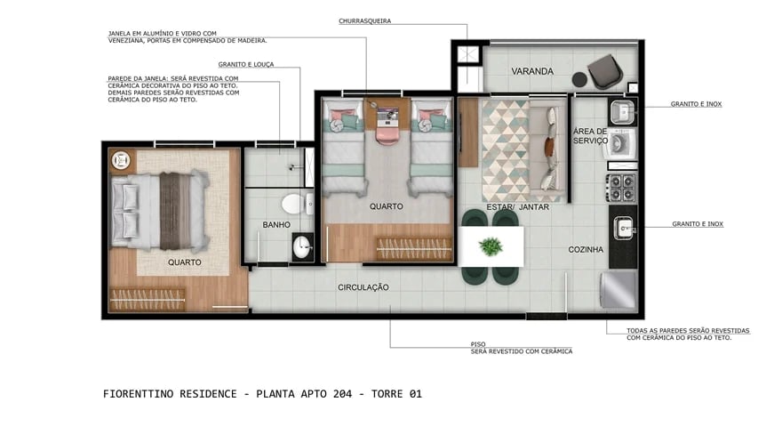 Imóvel Pronto - Residencial Fiorenttino Residence  - Foto 16