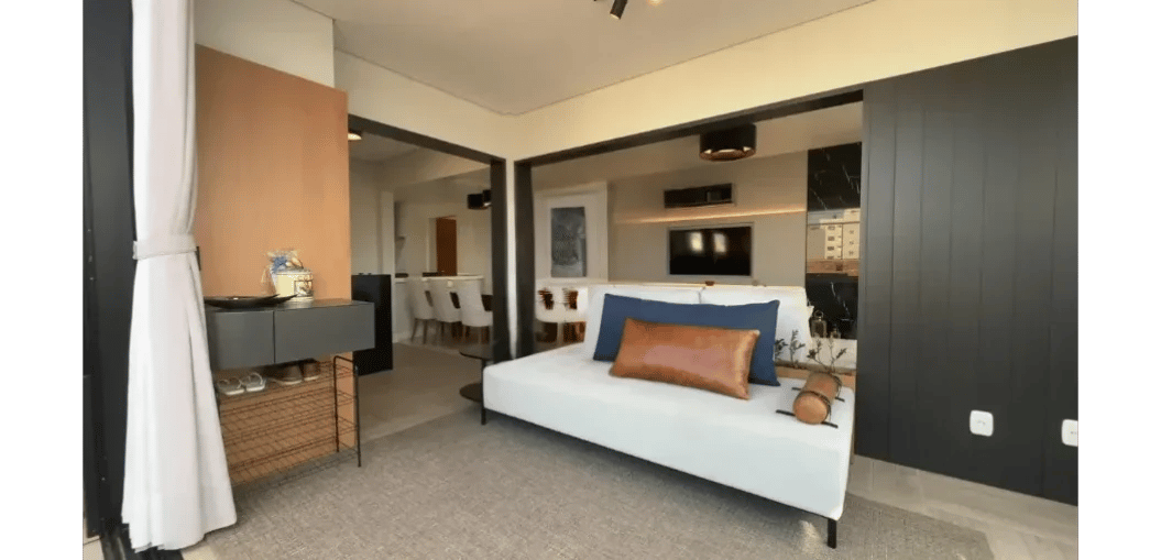 Cobertura mobiliada e plana de alto padrão com 3 dormitórios e 2 vagas de garagem - Foto 4