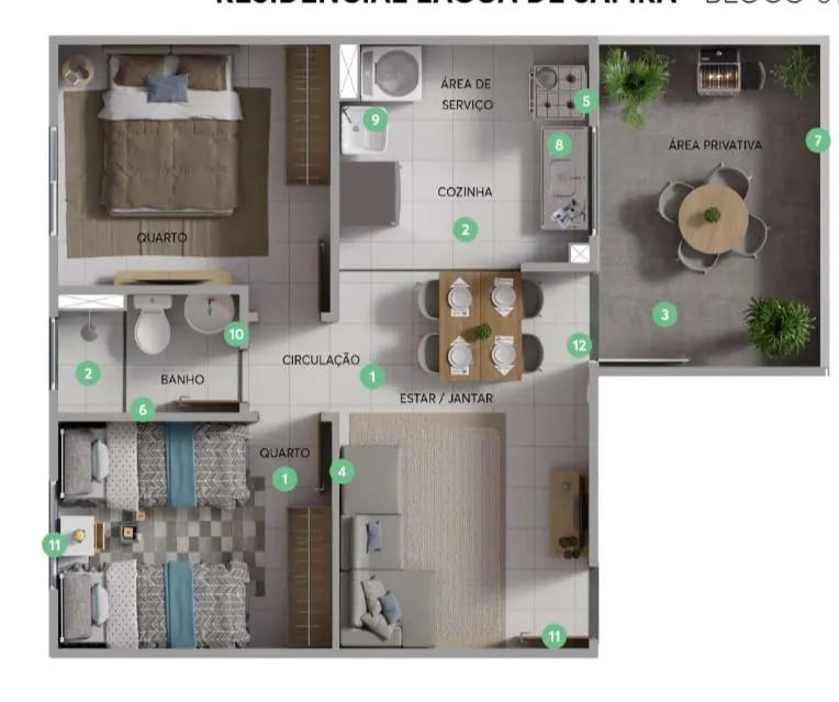 ESGOTADO - Residencial Lagoa de Safira - Foto 11