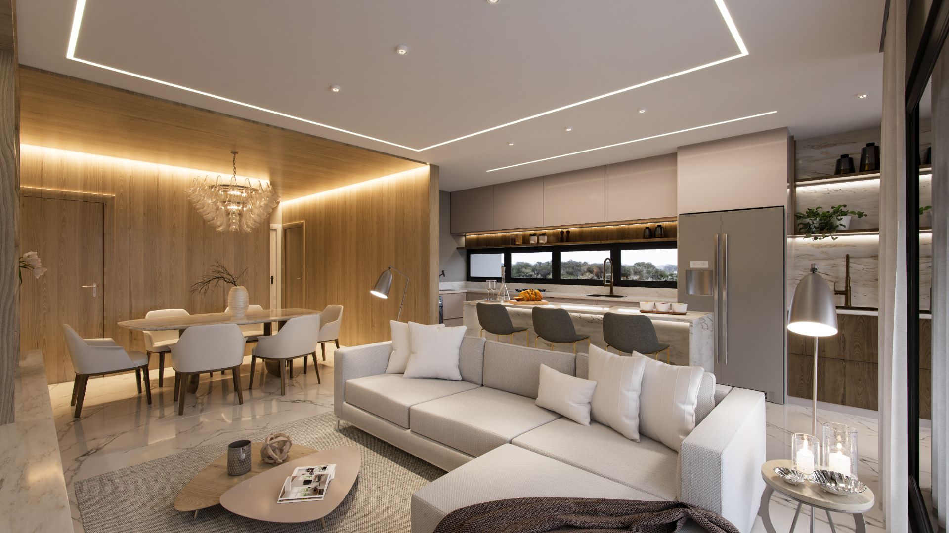 Apartamento no Centro com 1 dormitório e área gourmet - Foto 21