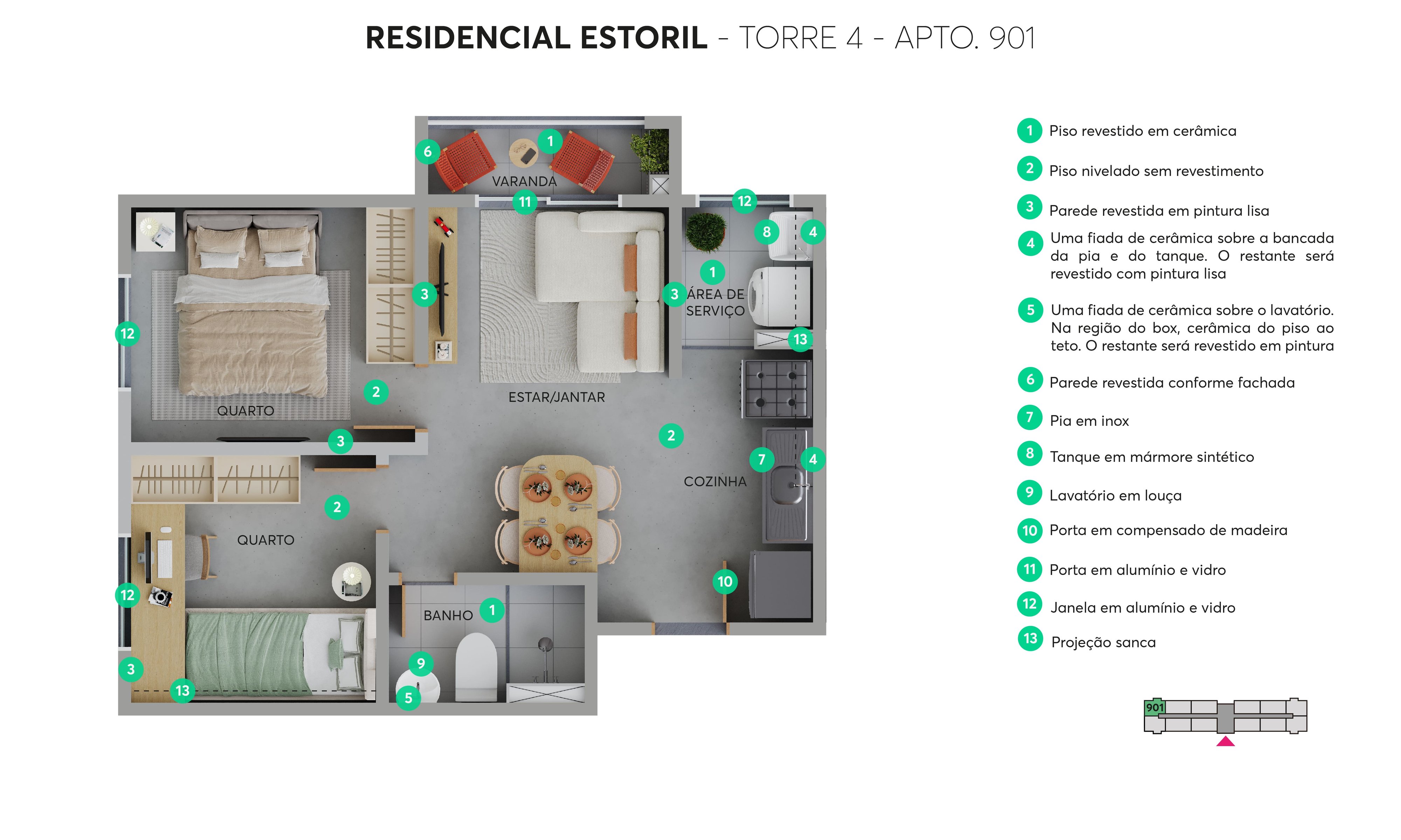 Residencial Estoril, foto 13