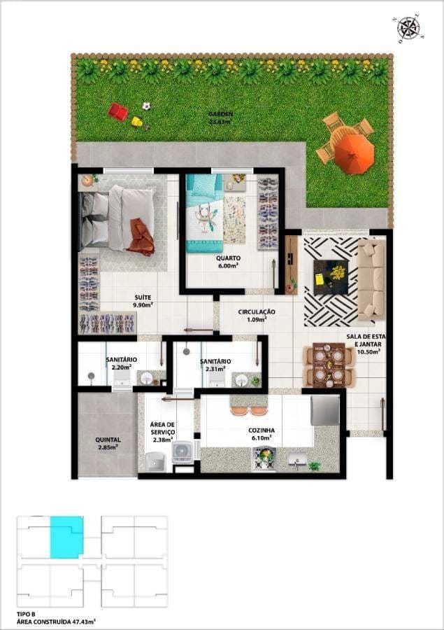 Apartamento à venda, Primavera, Vitória da Conquista, BA - Foto 10