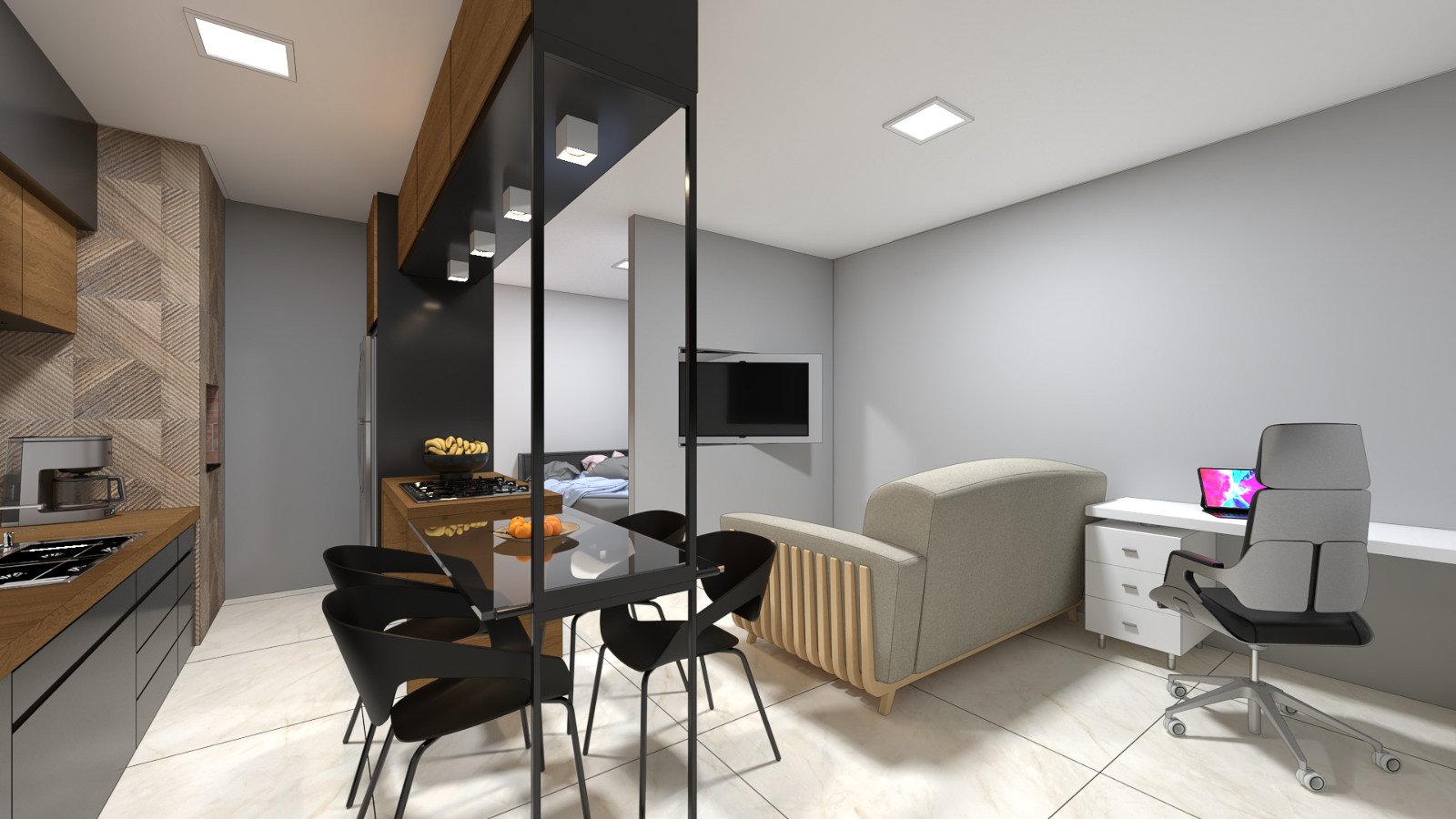 Apartamento no Universitário com 1 dormitório e 38 m² - Foto 7