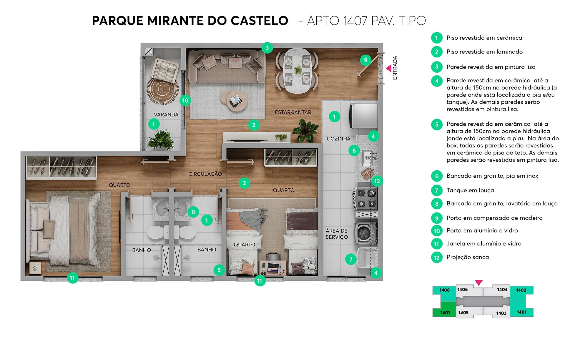 Residencial Parque Mirante do Castelo - Foto 18