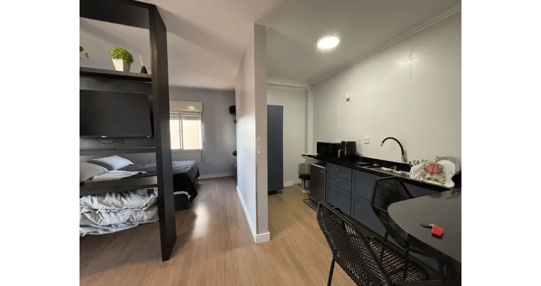 Apartamento studio mobiliado - Foto 5