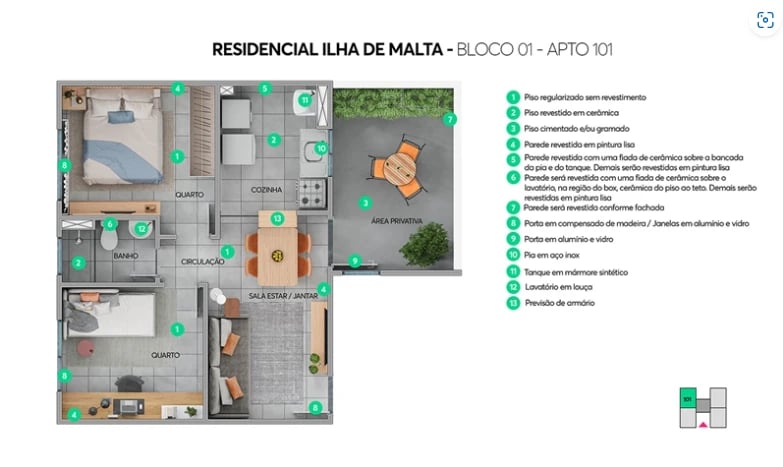 Residencial Ilha de Malta - Foto 10