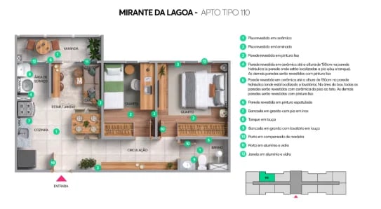 Residencial Mirante da Lagoa  - Foto 20