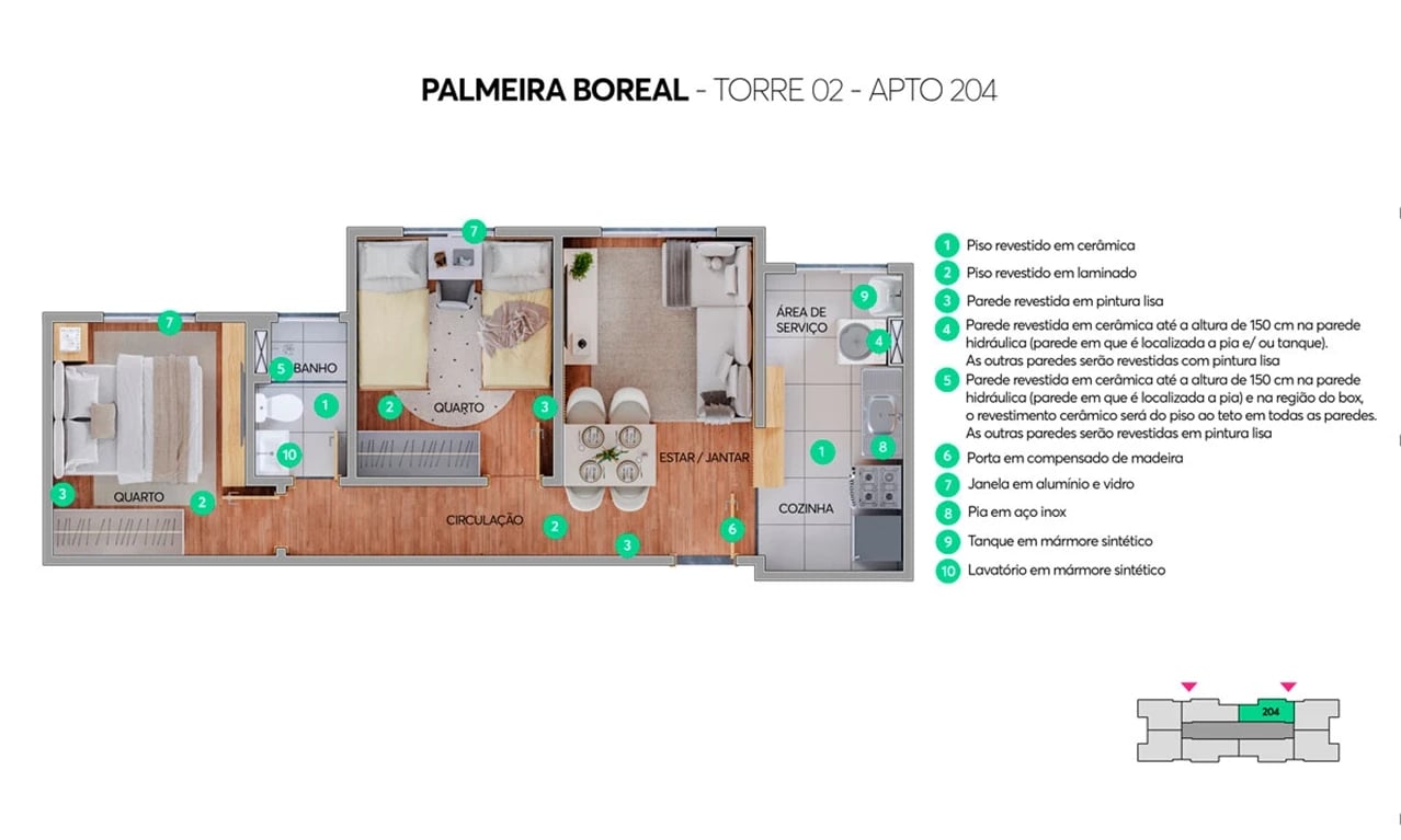 Residencial Palmeira Boreal - ESGOTADO - Foto 15