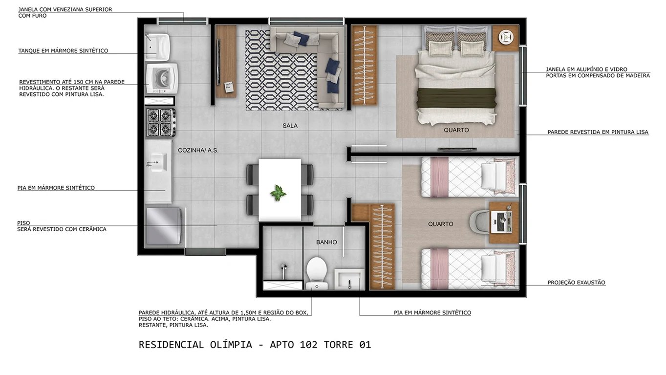 Residencial Olímpia - Foto 24