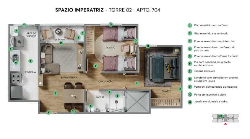 Residencial Spazio Imperatriz  - Foto 16