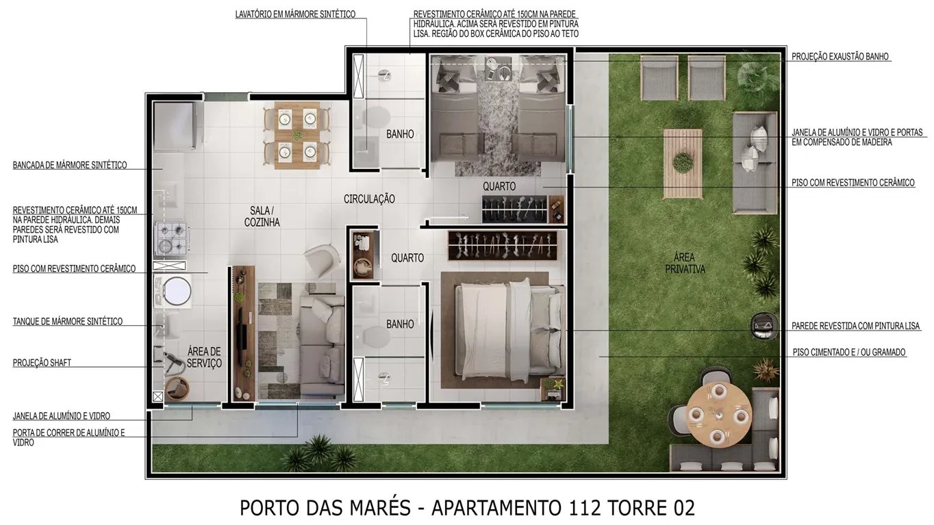 Residencial Porto das Marés - Foto 22