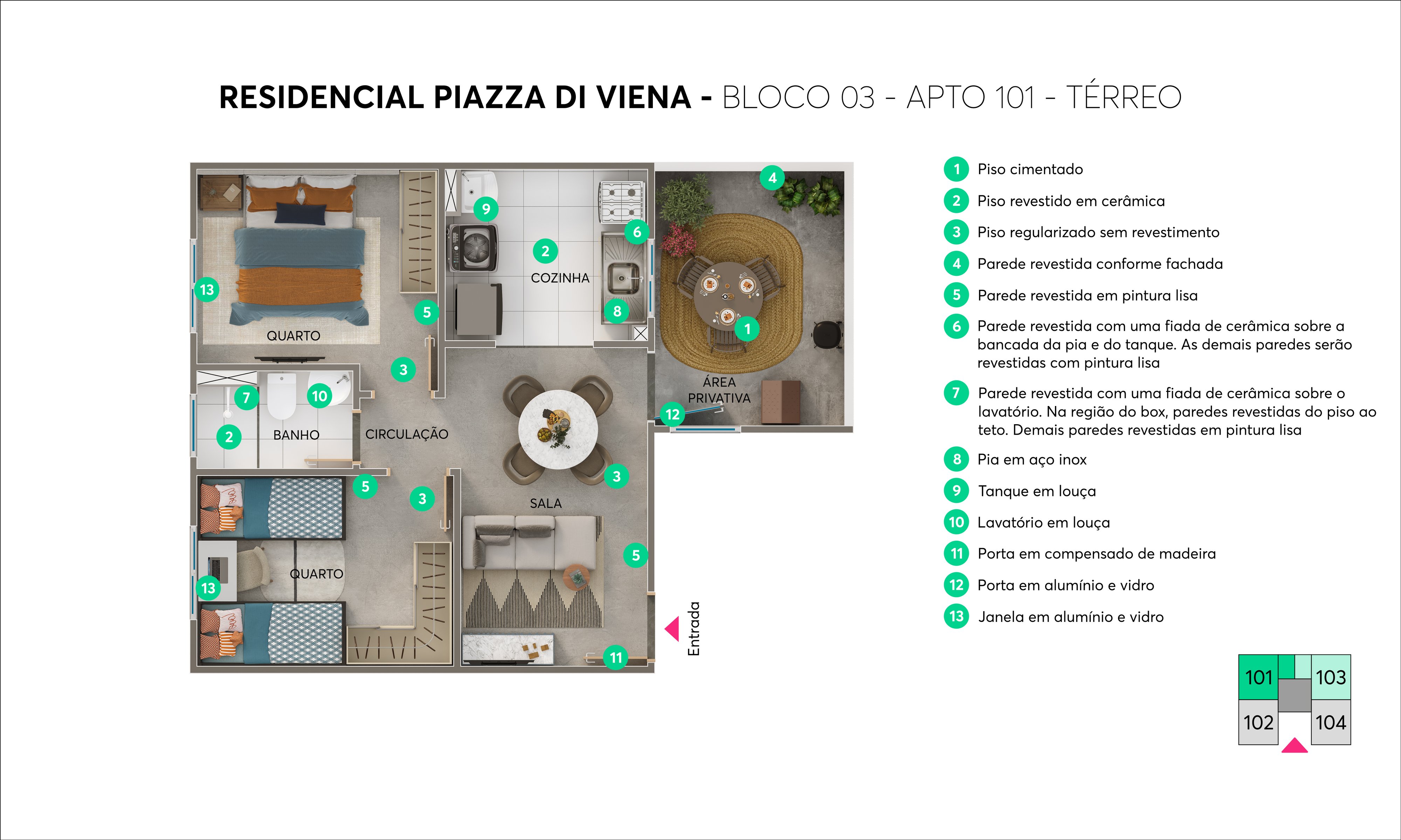 Residencial Piazza di Viena - Foto 12