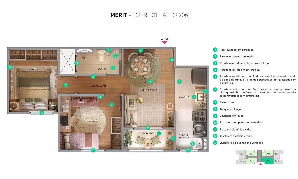 Residencial Merit  - Foto 14