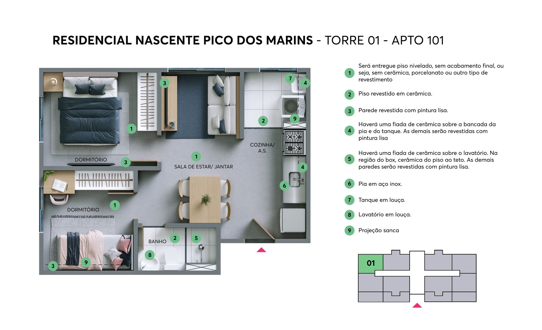 Residencial Nascente Pico dos Marins - Foto 14