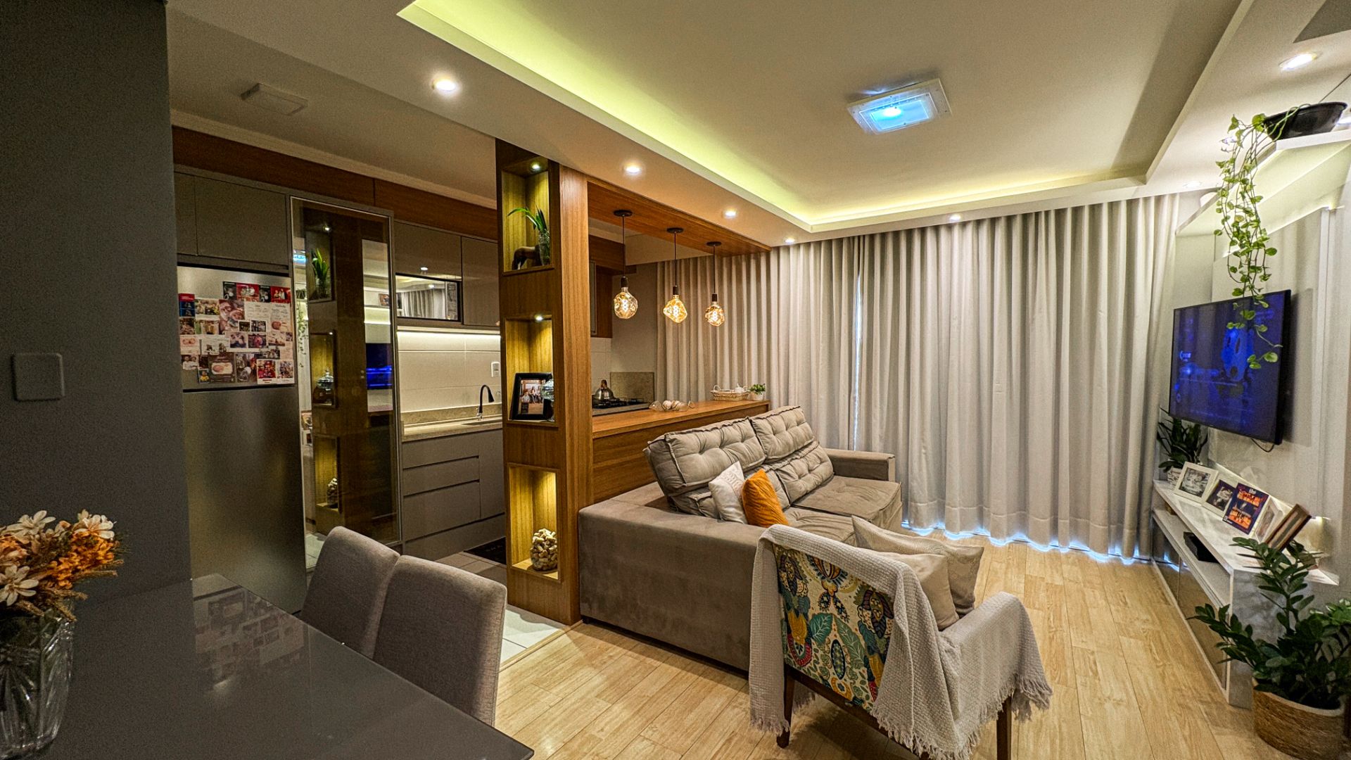 Apartamento mobiliado com 2 dormitórios (1 suíte) no Residencial Artemis - Foto 11