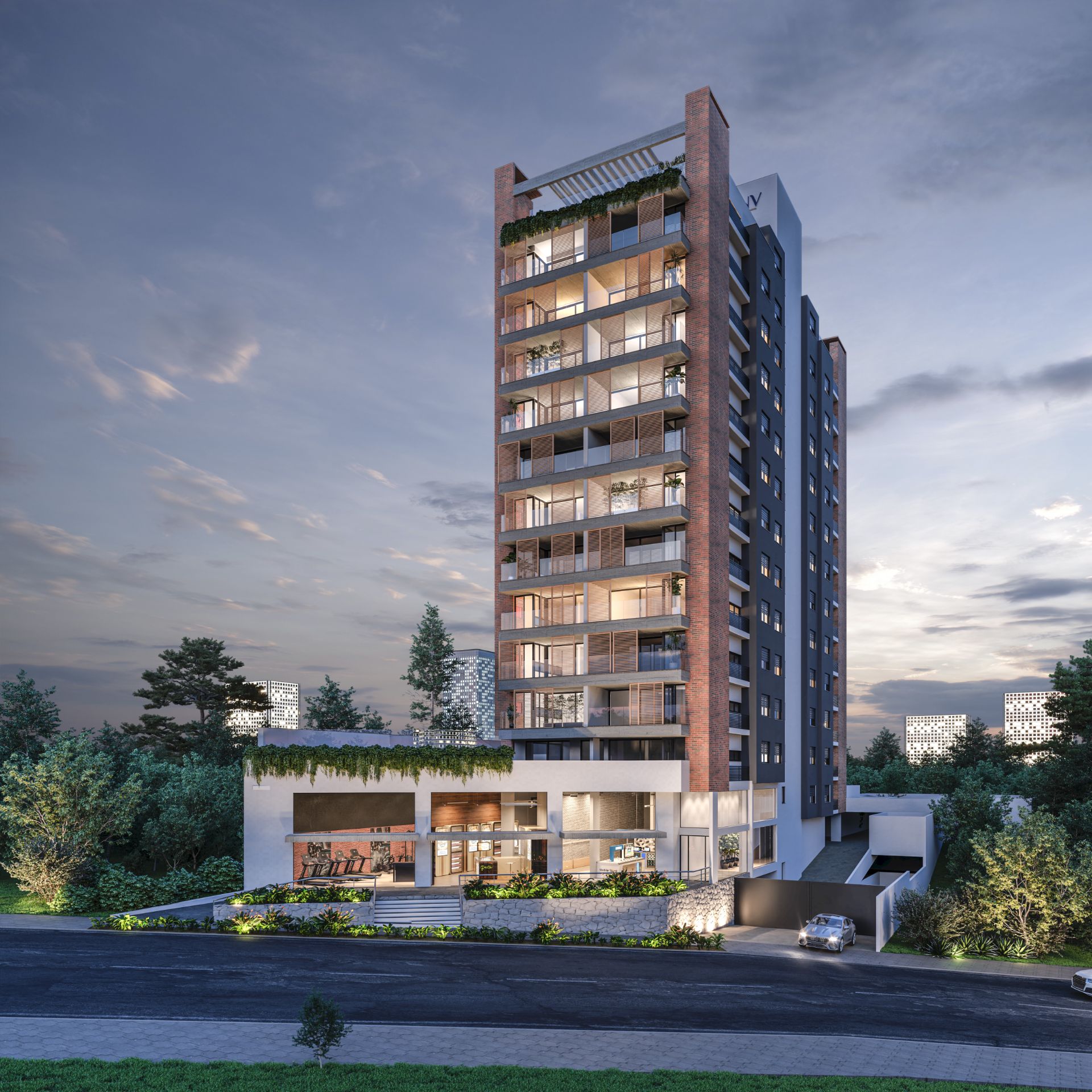 Apartamento no Centro com 1 dormitório e área gourmet - Foto 3