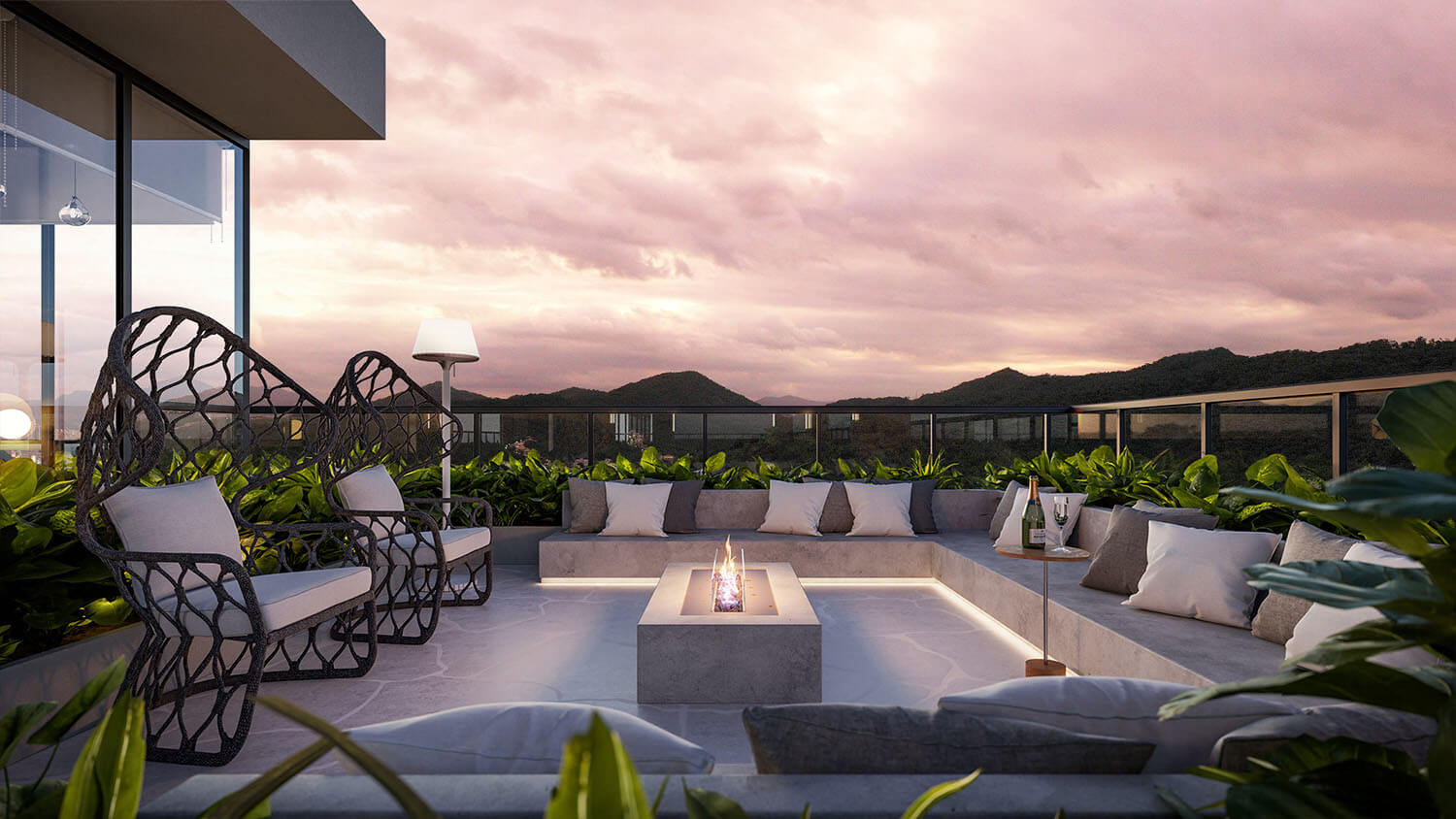 Apartamento Andar Alto no Edifício Pantai Brava House à venda na Praia Brava — foto 4