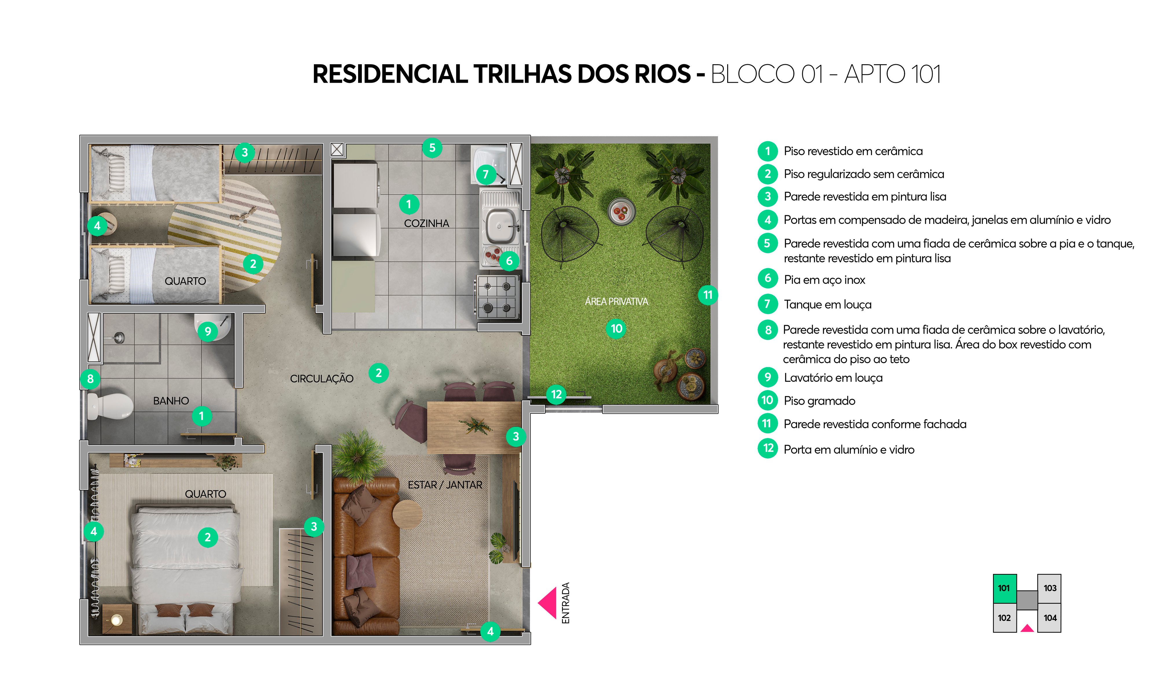 Residencial Trilhas dos Rios, foto 15