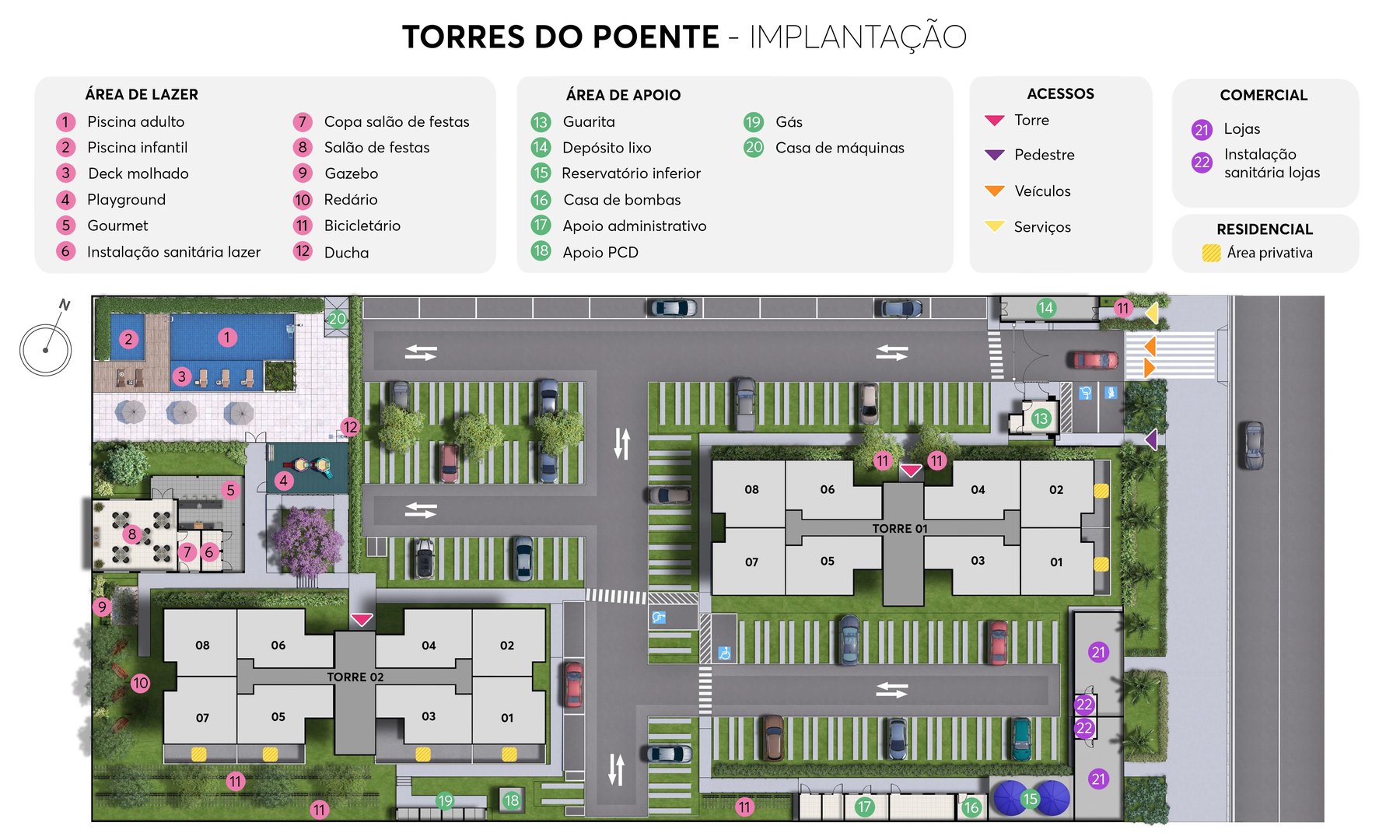 Residencial Torres do Poente  - Foto 19