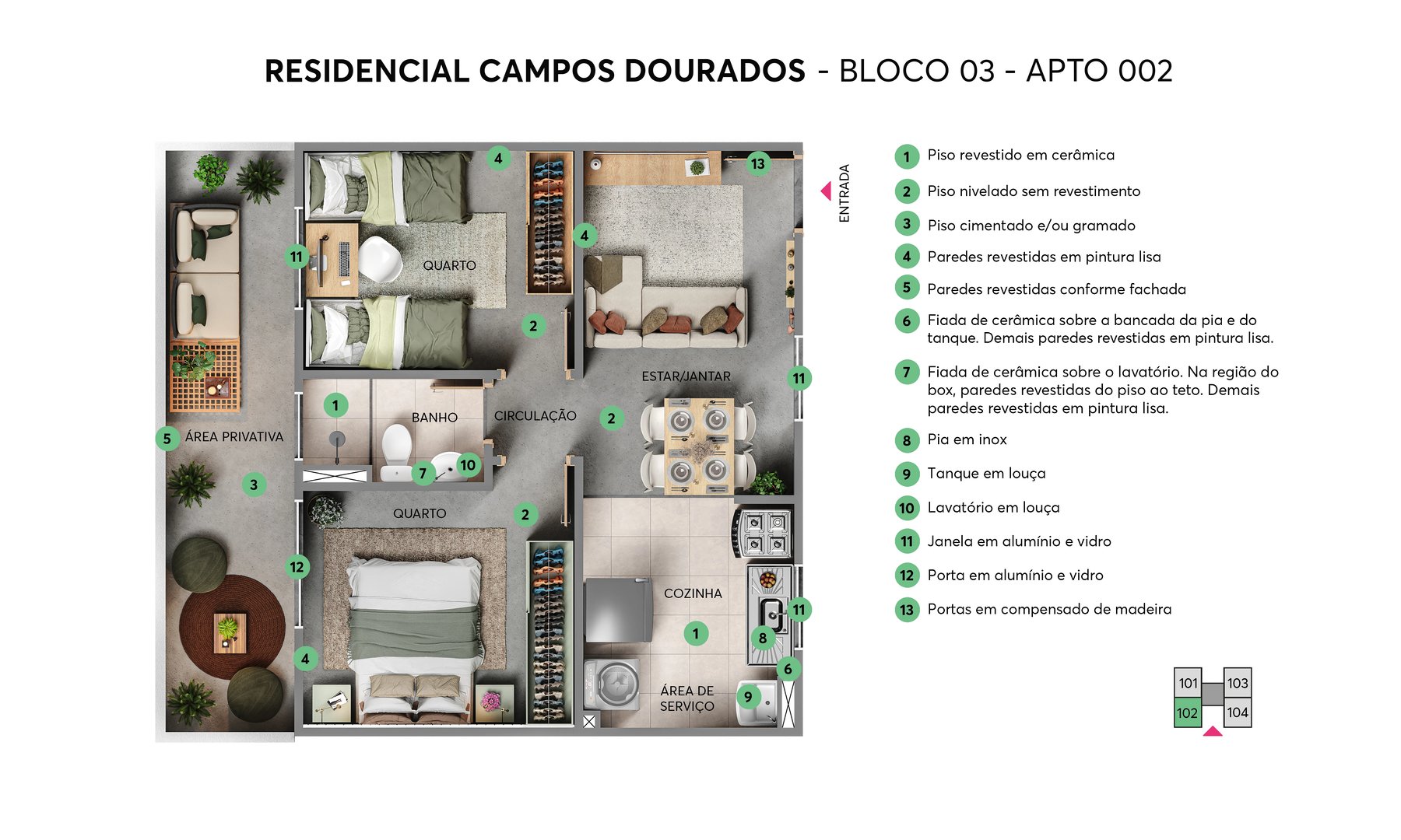 Residencial Campos Dourados - Foto 11
