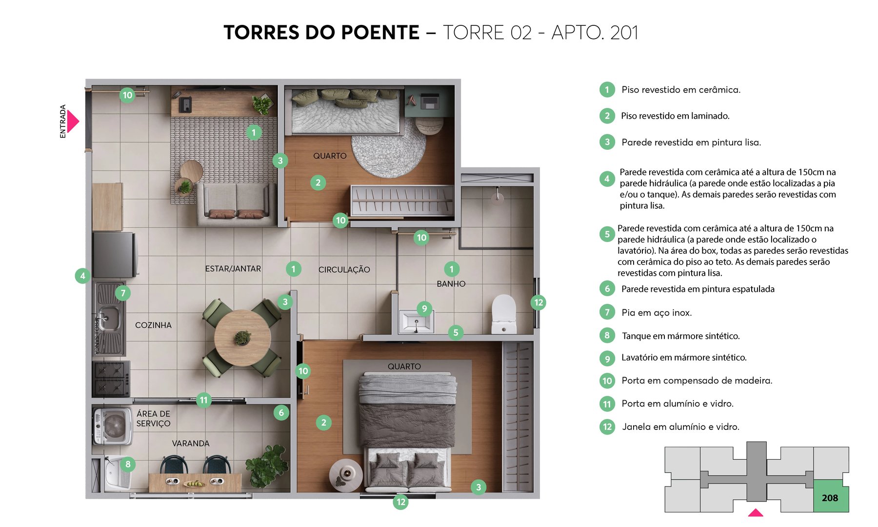 Residencial Torres do Poente  - Foto 14