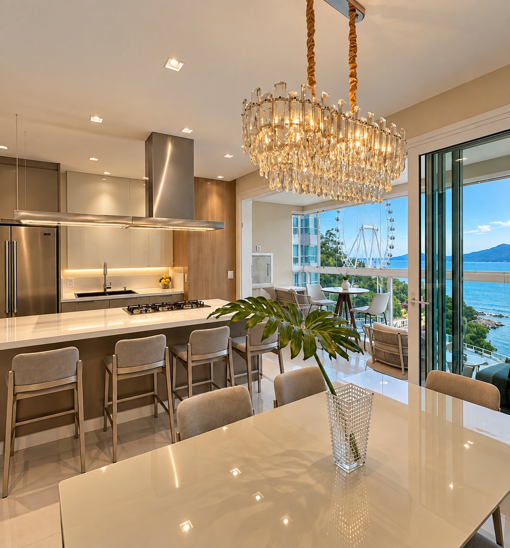 Apartamento Vista Mar no Edificio Santé Boutique Residence à venda na Barra Norte em Balneário Camboriú