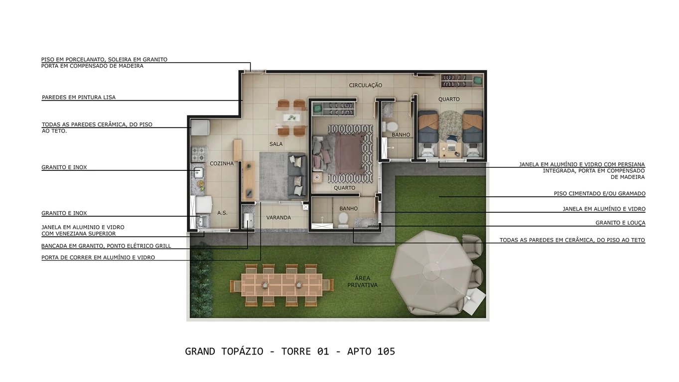 Residencial Grand Topázio - Foto 20