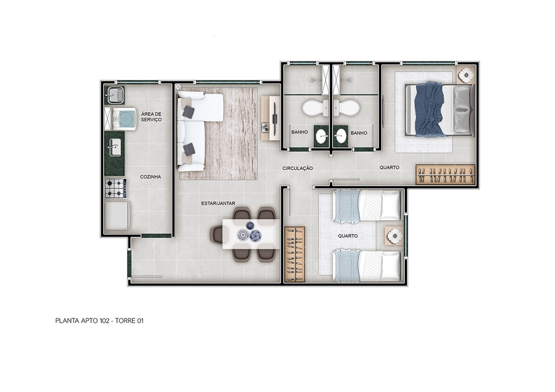 Residencial Porto Montenegro - Foto 22