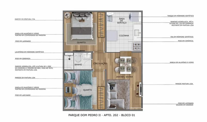 ESGOTADO - Residencial Parque Dom Pedro II - Foto 19