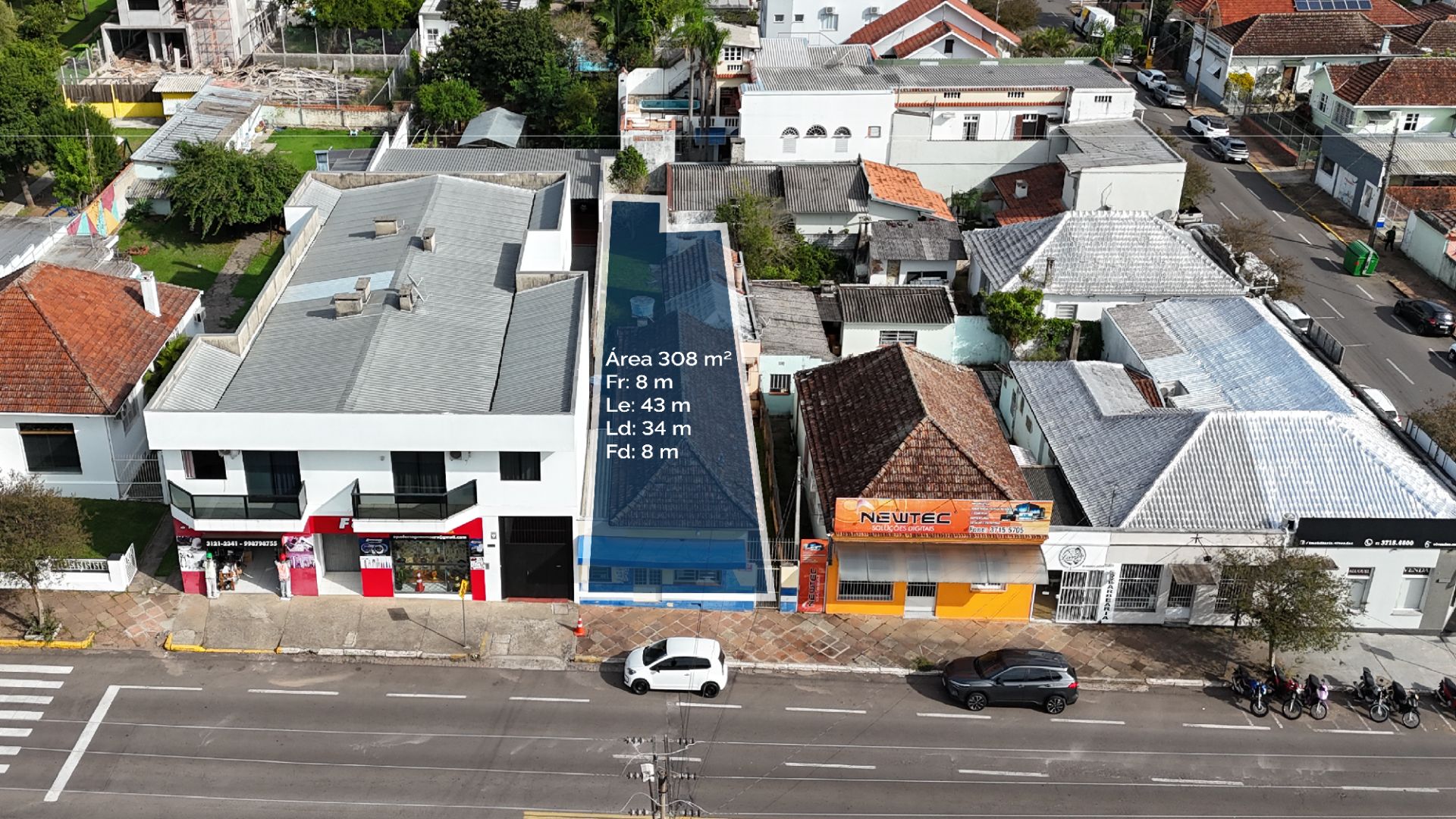 Terreno no bairro Goiás com 308m²