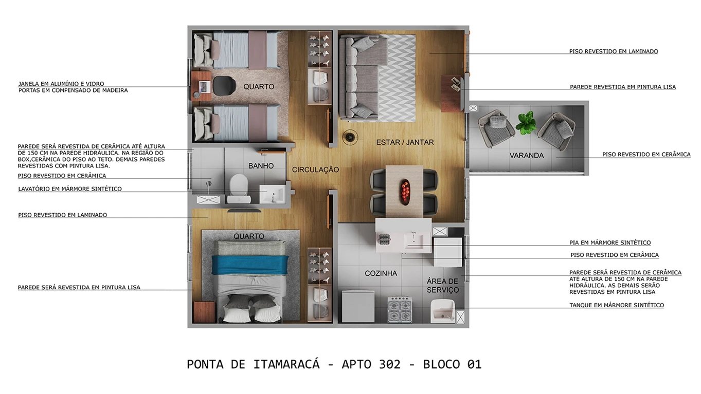 ESGOTADO - Residencial Pontal de Itamaracá - Foto 14