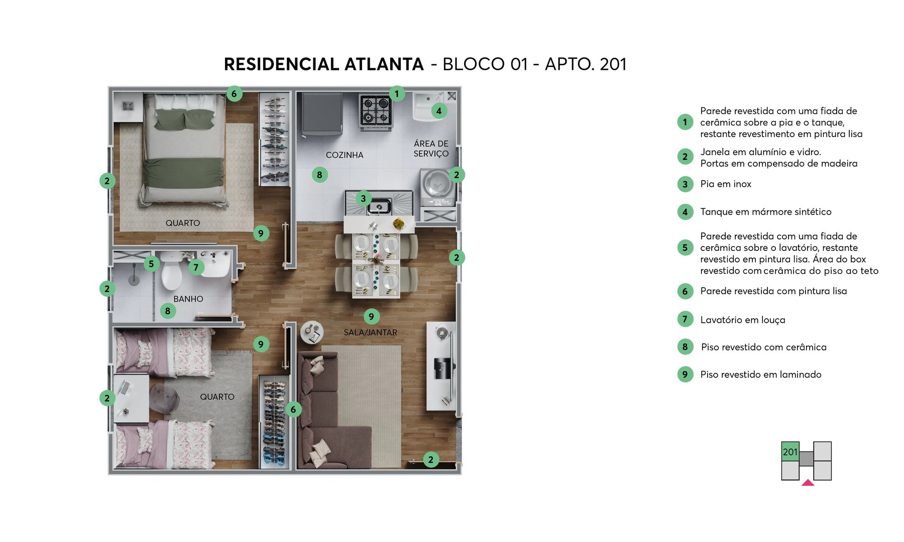 Residencial Atlanta - Foto 12