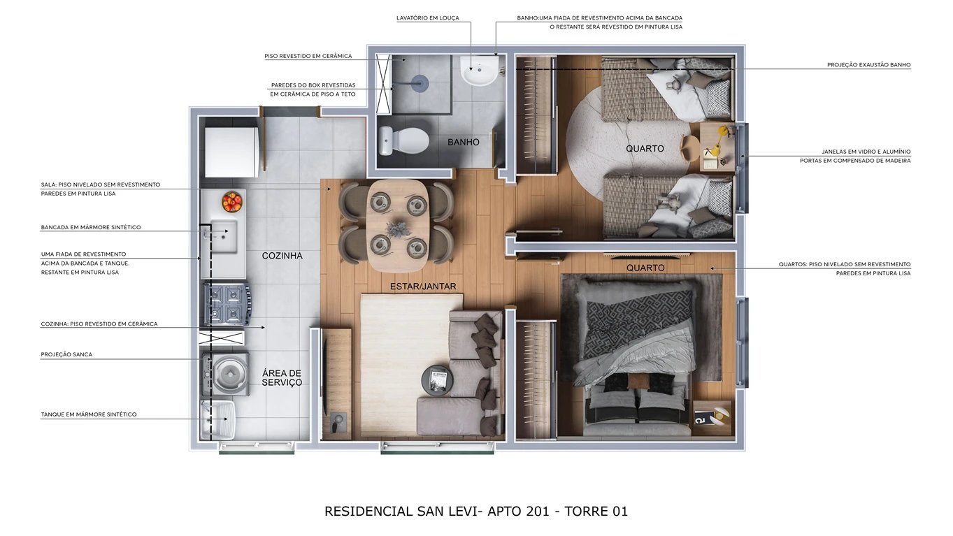 ESGOTADO - Residencial San Levi - Foto 8