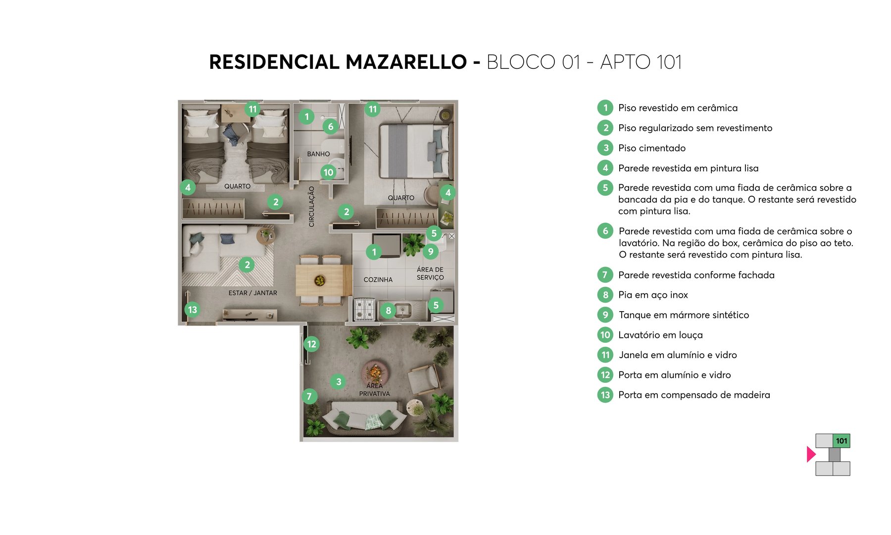 ESGOTADO - Residencial Mazarello - Foto 13