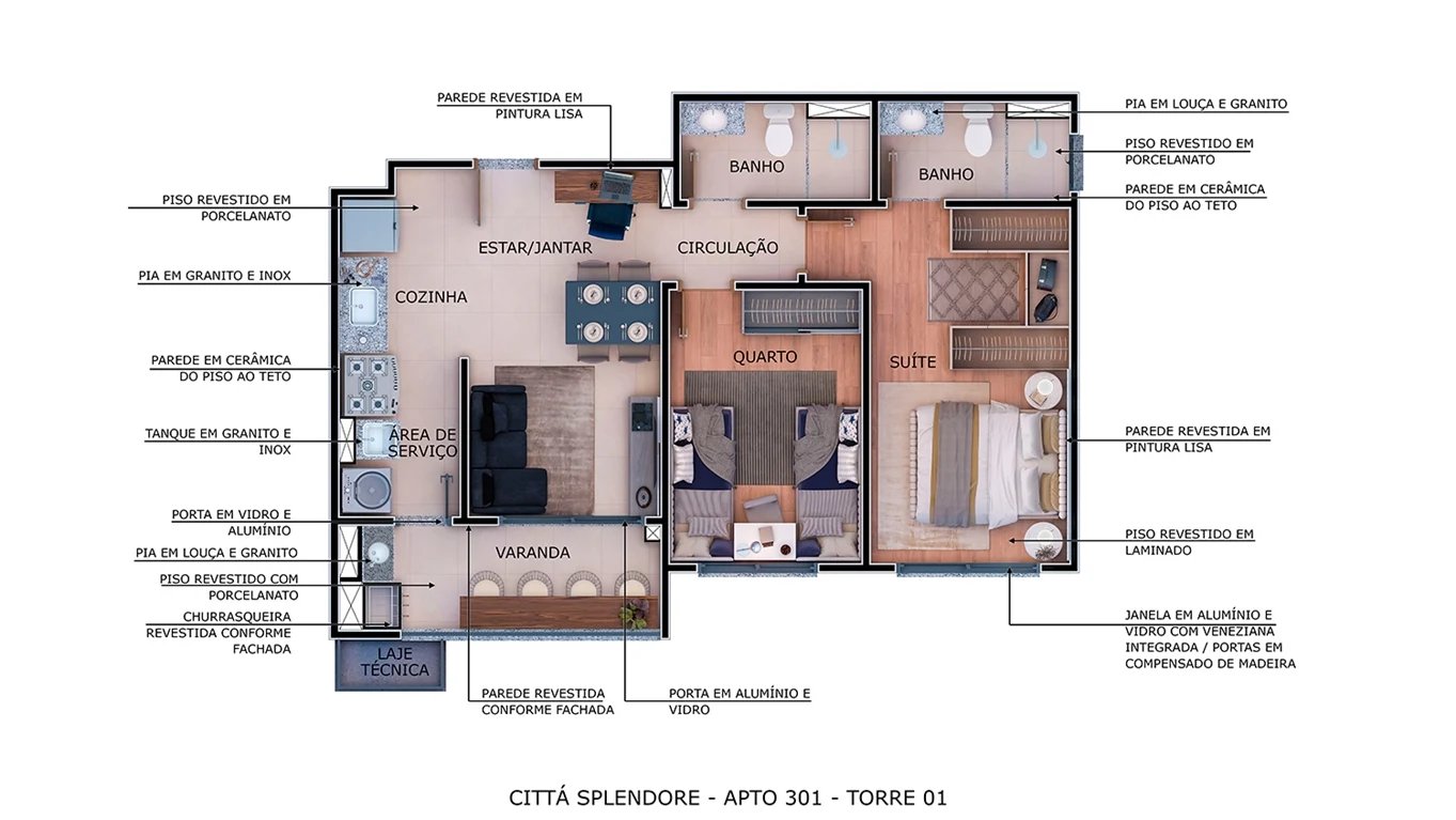 ESGOTADO - Residencial Cittá Splendore - Foto 23