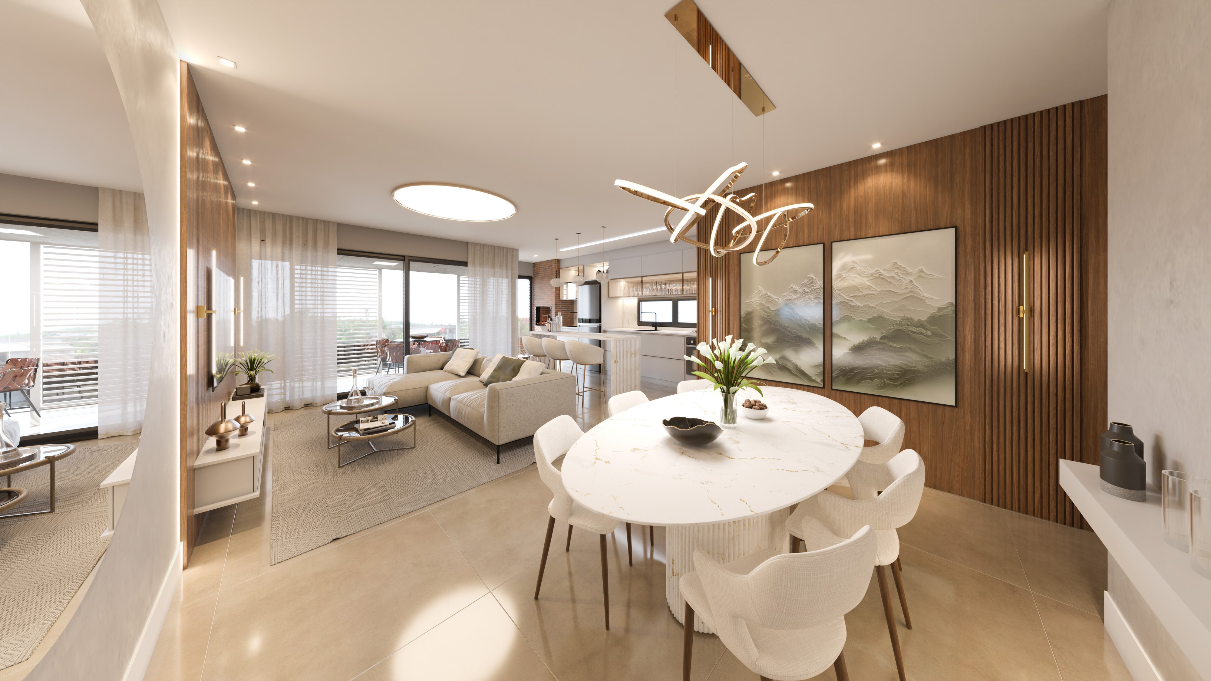 Apartamento no Centro com 1 dormitório e área gourmet - Foto 29