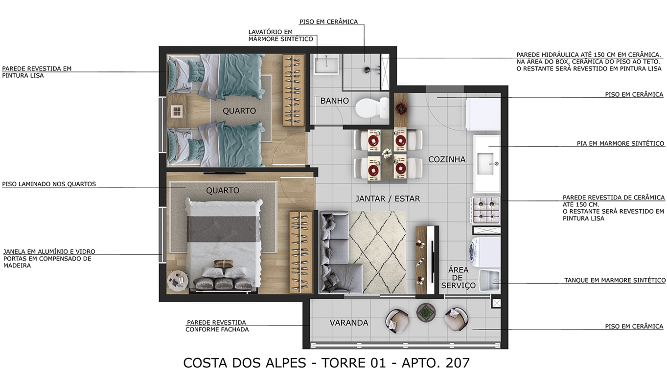 Residencial Costa dos Alpes - Foto 14