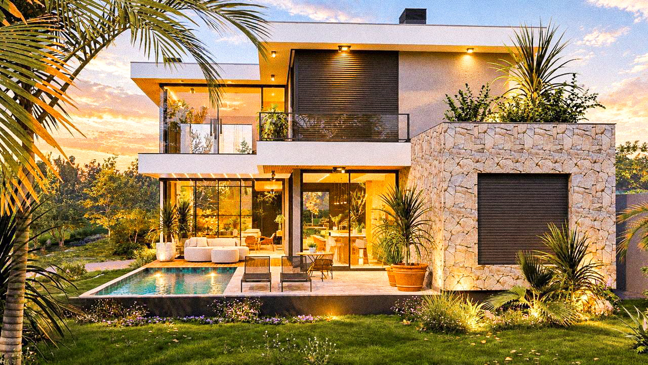 Casa no Condomínio no Country com 4 suítes e piscina privada - Foto 3