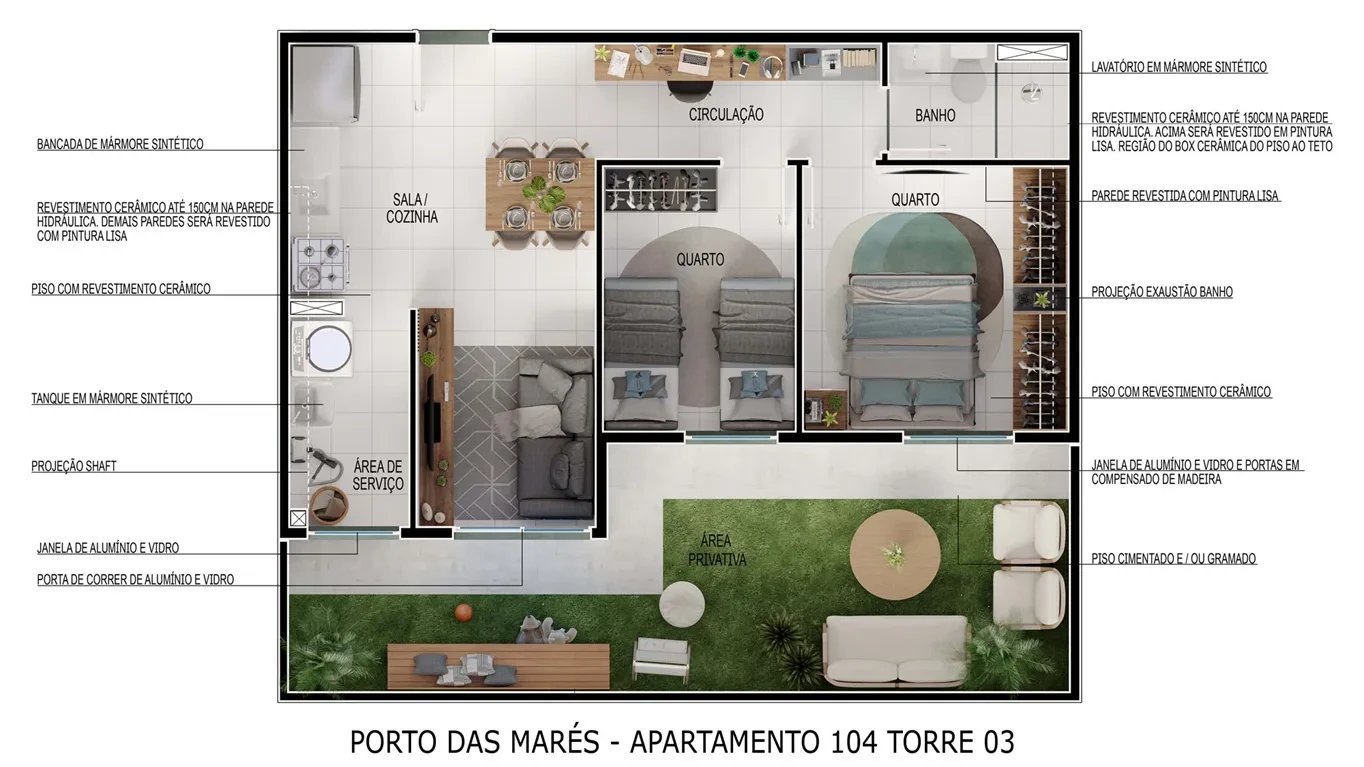 Residencial Porto das Marés - Foto 23