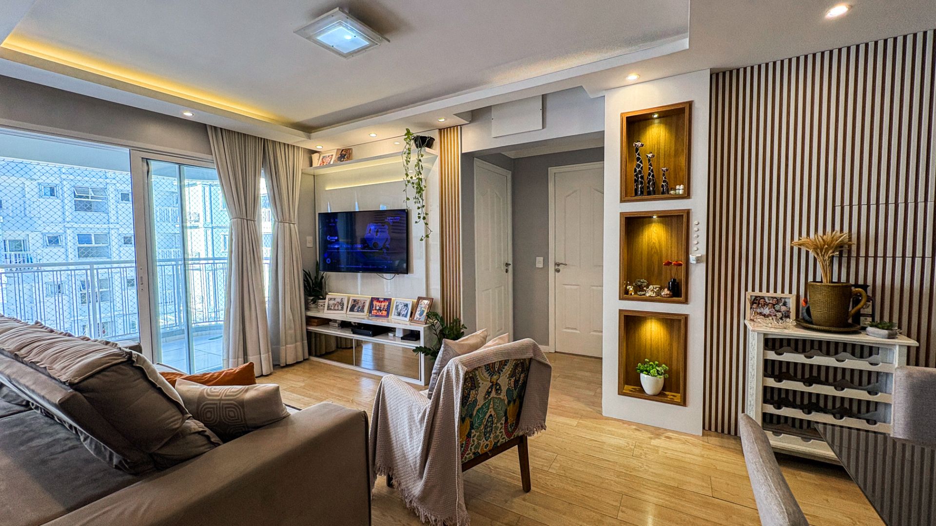Apartamento mobiliado com 2 dormitórios (1 suíte) no Residencial Artemis - Foto 3