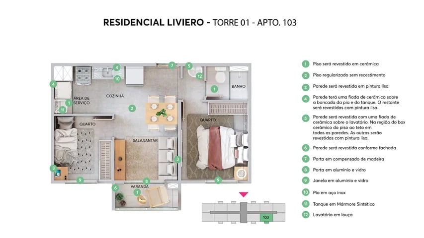 Residencial Liviero - Foto 12