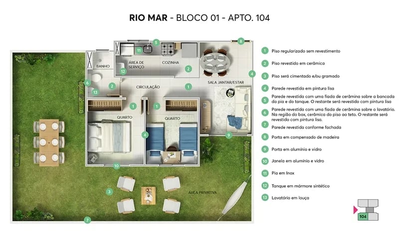Residencial Rio Mar - Foto 10