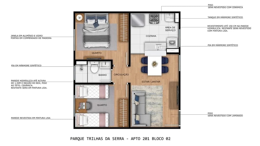 Residencial Parque Trilhas da Serra  - Foto 13
