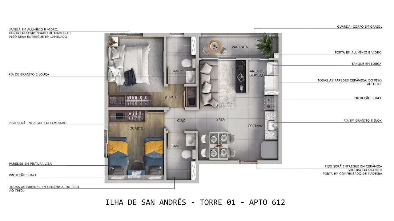 ESGOTADO - Residencial Ilha de San Andrés - Foto 6
